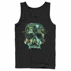 Licensed Character Mens Disney Villains Skull Mashup Tank