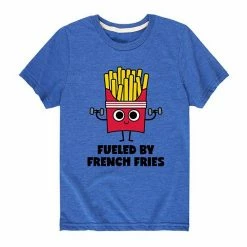 Licensed Character Boys 8-20 Fueled By French Fries Graphic Tee Royal Blue