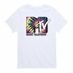 Licensed Character Boys 8-20 MTV Tie Dye Logo Tee White -Licensed Character Shop unnamed file 14179