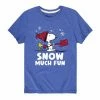 Licensed Character Boys 8-20 Peanuts Snow Much Fun Graphic Tee -Licensed Character Shop unnamed file 14184