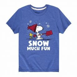 Licensed Character Boys 8-20 Peanuts Snow Much Fun Graphic Tee