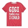 Licensed Character Boys 8-20 Gigi Told Me I Could Graphic Tee Red
