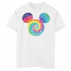 Licensed Character Disney's Mickey Mouse & Friends Boys 8-20 Mickey Tie Dye Fill Graphic Tee