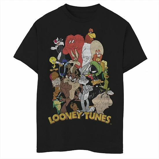 Licensed Character Boys 8-20 Looney Tunes Group Shot Character Stack Graphic Tee 3 Licensed Character Boys 8-20 Looney Tunes Group Shot Character Stack Graphic Tee