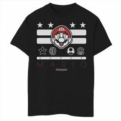 Licensed Character Boys 8-20 Super Mario Bros Color Pop Poster Graphic Tee
