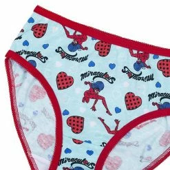 Licensed Character Girls 4-8 Miraculous Lady Bug 7-Pack Brief Underwear -Licensed Character Shop unnamed file 1426