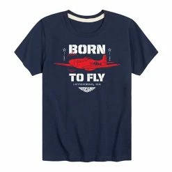 Licensed Character Boys 8-20 Top Gun Maverick "Born To Fly" Graphic Tee Gray