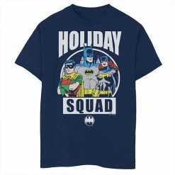 Licensed Character Boys 8-20 DC Comics Batman Holidays Heroes Squad Robin Graphic Tee