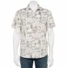 Licensed Character Men's Pokémon Comic Woven Button-Down Shirt -Licensed Character Shop unnamed file 1427