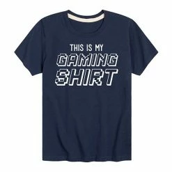 Licensed Character Boys 8-20 This Is My Gaming Shirt Tee Blue
