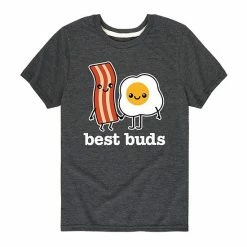 Licensed Character Boys 8-20 Best Buds Bacon Egg Tee Black -Licensed Character Shop unnamed file 14278