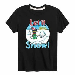 Licensed Character Boys 8-20 Pete The Cat Let It Snow Tee Black -Licensed Character Shop unnamed file 14300