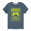 Licensed Character Boys 8-20 Caution Gaming In Progress Tee Blue -Licensed Character Shop unnamed file 14314