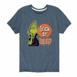 Licensed Character Boys 8-20 Dr. Seuss Grinch Glow Graphic Tee Black -Licensed Character Shop unnamed file 14319