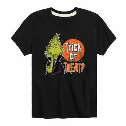 Licensed Character Boys 8-20 Dr. Seuss Grinch Glow Graphic Tee Black -Licensed Character Shop unnamed file 14320