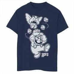 Licensed Character Boys 8-20 Super Mario Flying Goomba & Mario Graphic Tee
