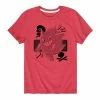 Licensed Character Boys 8-20 Pokemon Gengar Manga Graphic Tee Red