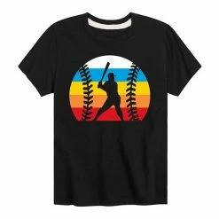 Licensed Character Boys 8-20 Retro Baseball Player Tee Black -Licensed Character Shop unnamed file 14360