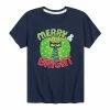 Licensed Character Boys 8-20 Pete The Cat Merry Bright Tee Navy -Licensed Character Shop unnamed file 14361