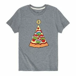 Licensed Character Boys 8-20 TMNT Christmas Pizza Tree Graphic Tee Green -Licensed Character Shop unnamed file 14376