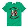Licensed Character Boys 8-20 Dr. Seuss' The Grinch Who Stole Christmas Go Home Graphic Tee Green