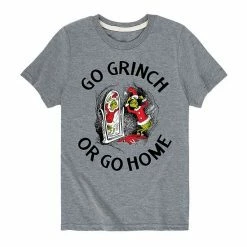 Licensed Character Boys 8-20 Dr. Seuss' The Grinch Who Stole Christmas Go Home Graphic Tee Green -Licensed Character Shop unnamed file 14379