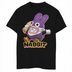 Licensed Character Boys 8-20 Nintendo Super Mario Nabbit Action Pose Portrait Logo Tee