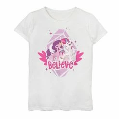 Licensed Character Girls 7-16 My Little Pony Believe Duo Group Shot Graphic Tee