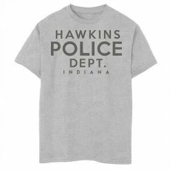 Licensed Character Boys 8-20 Netflix Stranger Things Hawkins Police Dept. Indiana Graphic Tee