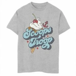 Licensed Character Boys 8-20 Netflix Stranger Things Scoops Troop Logo Graphic Tee