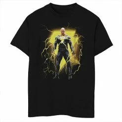 Licensed Character Boys 8-20 Black Adam Black In Black Figure Graphic Tee