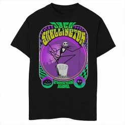 Licensed Character Boys 8-20 Nightmare Before Christmas Full Portrait Of Jack Skellington The Pumpkin King Tee