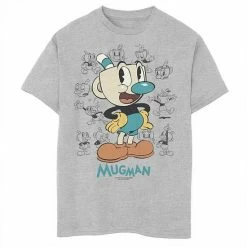 Licensed Character Boys 8-20 The Cuphead Show Mugman Sketches Tee
