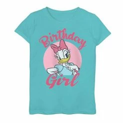 Licensed Character Disney's Daisy Duck Girls 7-16 Birthday Daisy Graphic Tee