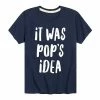 Licensed Character Boys 8-20 It Was Pop's Idea Graphic Tee Blue -Licensed Character Shop unnamed file 14483