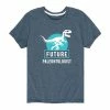 Licensed Character Boy 8-20 "Future Paleontologist" Graphic Tee Grey