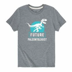 Licensed Character Boy 8-20 "Future Paleontologist" Graphic Tee Grey -Licensed Character Shop unnamed file 14494