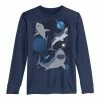 Licensed Character Boys 8-20 Shark Space Collage Long Sleeve Tee -Licensed Character Shop unnamed file 14495