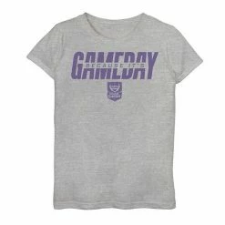 Licensed Character Girls 7-16 ESPN College GameDay Because It's GameDay Purple Logo Graphic Tee