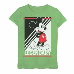 Licensed Character Disney's Mickey Mouse Girls 7-16 Legendary Portrait Graphic Tee