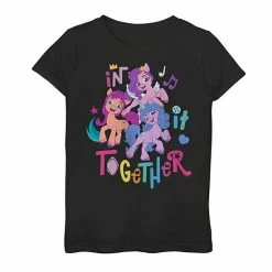 Licensed Character Girls 7-16 My Little Pony In It Together Group Shot Graphic Tee