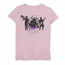 Licensed Character Girls 7-16 Julie And The Phantoms Group Shot Logo Silhouette Graphic Tee