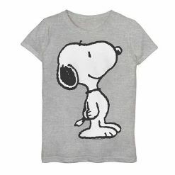 Licensed Character Girls 7-16 Peanuts Classic Content Snoopy Figure Graphic Tee