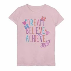 Licensed Character Girls 7-16 Nickelodeon JoJo Siwa Dream Believe Achieve Tee