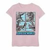 Licensed Character Girls 7-16 Jurassic Park Dinosaur Grid Portrait Logo Graphic Tee -Licensed Character Shop unnamed file 14552