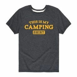 Licensed Character Boys 8-20 This Is My Camping Shirt Graphic Tee