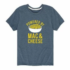 Licensed Character Boys 8-20 Powered By Mac And Cheese Graphic Tee