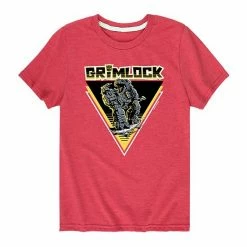 Licensed Character Boys 8-20 Transformers Skateboard Graphic Tee Red