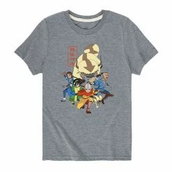 Licensed Character Boys 8-20 Avatar: The Last Airbender Gaang Group Graphic Tee Green -Licensed Character Shop unnamed file 14607