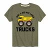 Licensed Character Boys 8-20 Just A Kid Who Loves Trucks Tee Green -Licensed Character Shop unnamed file 14612